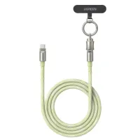 Дата кабель USB-C to USB-C 1.2m 60W green Ugreen (35500)