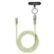 Дата кабель USB-C to USB-C 1.2m 60W green Ugreen (35500)