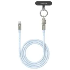 Дата кабель USB-C to USB-C 1.2m 60W blue Ugreen (35511)