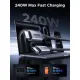 Дата кабель USB-C to USB-C 1.0m 240W 480Mbps braided black Ugreen (85973)