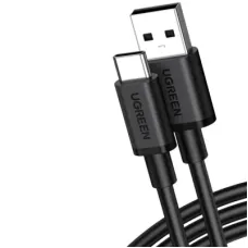 Дата кабель USB 2.0 AM to USB-C 2.0m 3A black Ugreen (85478)