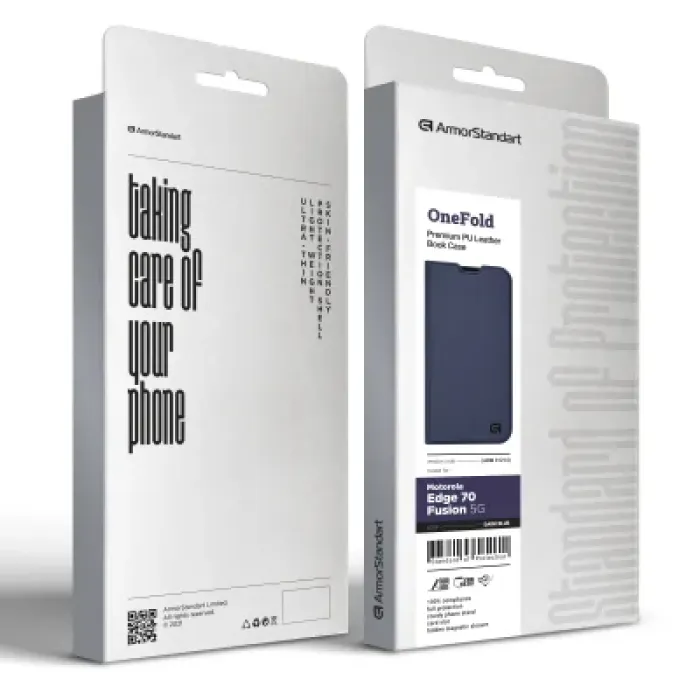 Чохол до мобільного телефона Armorstandart OneFold Case Motorola Edge 70 Fusion 5G Dark Blue (ARM91214)
