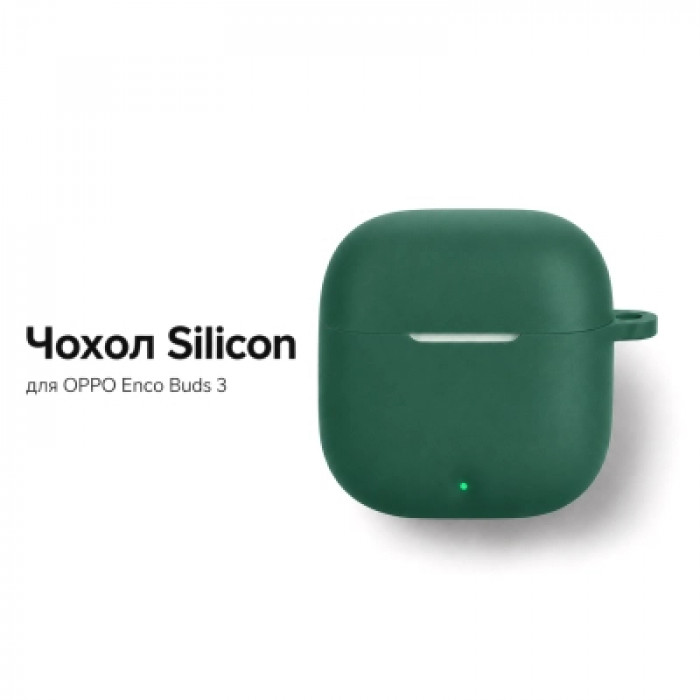 Чохол для навушників BeCover Silicon для OPPO Enco Buds 3 Green (715910)