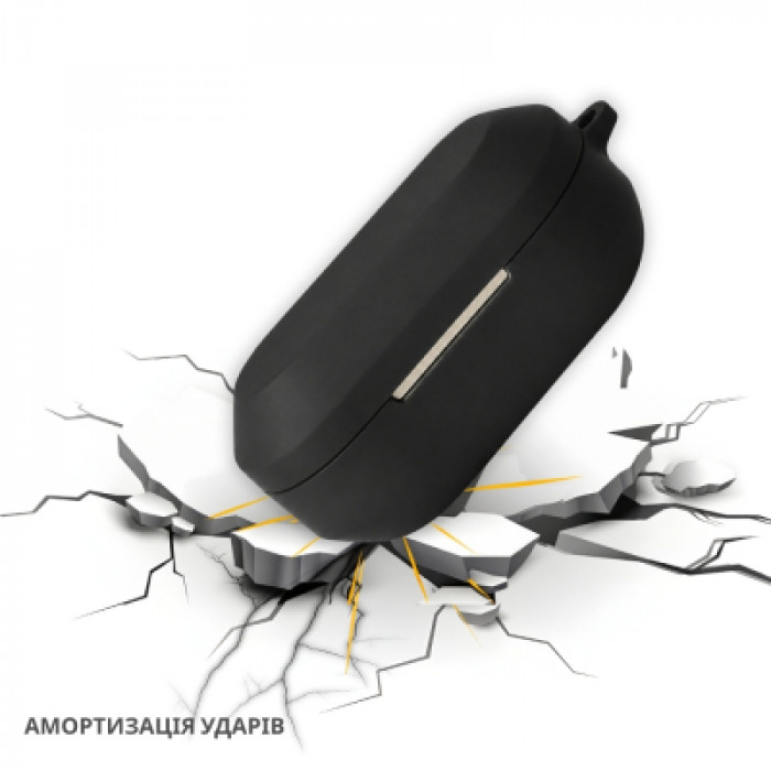 Чохол для навушників BeCover Silicon для Realme Buds Air 8 Black (715897)