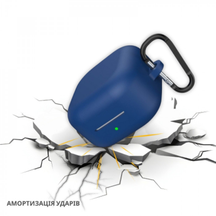 Чохол для навушників BeCover Silicon для Samsung Galaxy Buds 4 / 4 Pro Blue (715875)
