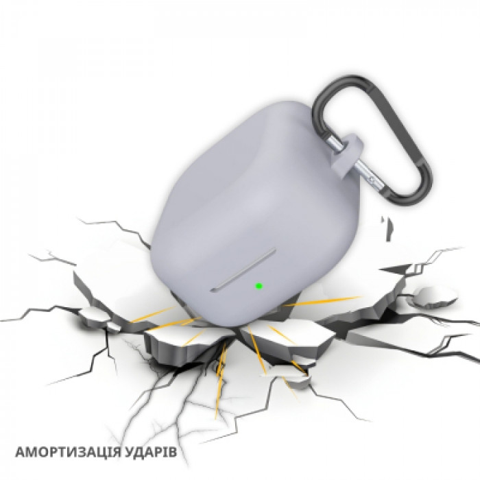 Чохол для навушників BeCover Silicon для Samsung Galaxy Buds 4 / 4 Pro Grey (715877)