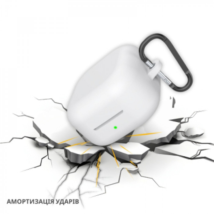 Чохол для навушників BeCover Silicon для Samsung Galaxy Buds 4 / 4 Pro White (715884)