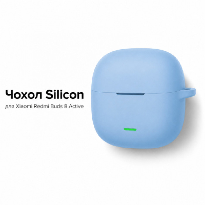 Чохол для навушників BeCover Silicon для Xiaomi Redmi Buds 8 Active Blue (715902)