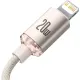 Дата кабель USB-C to Lightning 1.2m 20W pink Baseus (CAJY001304)