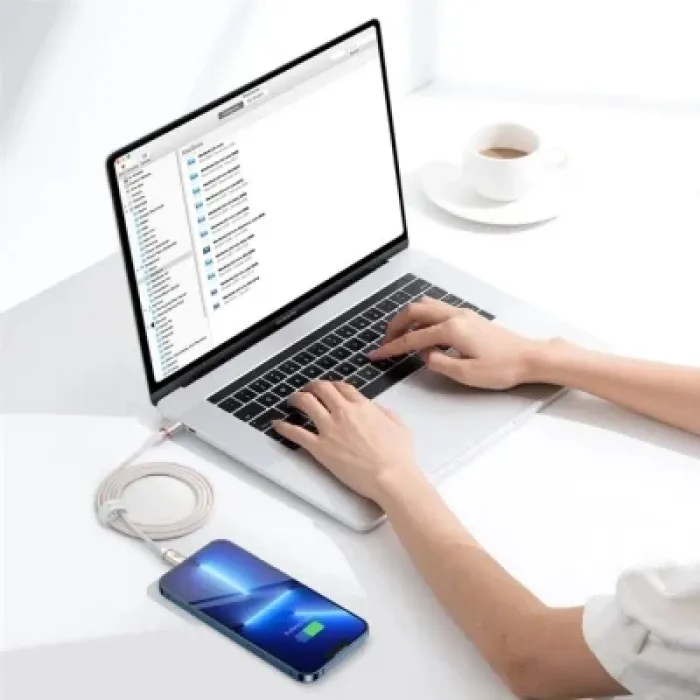 Дата кабель USB-C to Lightning 1.2m 20W pink Baseus (CAJY001304)