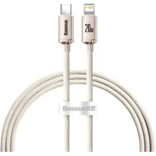 Дата кабель USB-C to Lightning 1.2m 20W pink Baseus (CAJY001304)