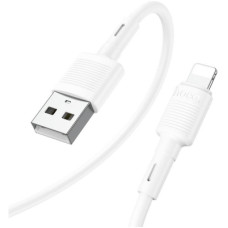 Дата кабель USB 2.0 AM to Lightning 1.0m 2.4A X83 white HOCO (6931474770875)