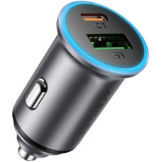 Зарядний пристрій Acefast 1xUSB-C PD65W + 1xUSB black (6974316284963)