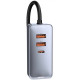 Зарядний пристрій Baseus 2xUSB-C + 2xUSB 120W + extension cord gray (CCBT-A0G)