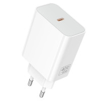 Зарядний пристрій BOROFONE BA109A USB-C PD40W white (6941991126888)