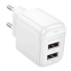 Зарядний пристрій BOROFONE BAS41A 2xUSB white (6941991113741)