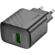 Зарядний пристрій HOCO CS21A USB 18W QC3.0 black (6942007609883)