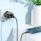 Зарядний пристрій HOCO CS21A USB 18W QC3.0 black (6942007609883)