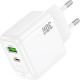 Зарядний пристрій HOCO CS55A 1xUSB-C PD30W + 1xUSB QC3.0 white (6942007631549)