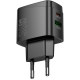 Зарядний пристрій HOCO CS61A 1xUSB-C PD30W + 1xUSB QC3.0 black (6942007638425)