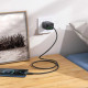 Зарядний пристрій HOCO N56 2xUSB-C PD30W + 2xUSB black (6942007632492)