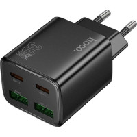 Зарядное устройство HOCO N56 2xUSB-C PD30W + 2xUSB black (6942007632492)