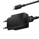 Зарядний пристрій BOROFONE BAS71A USB + cable USB to USB-C 2.1A black (6941991122613)