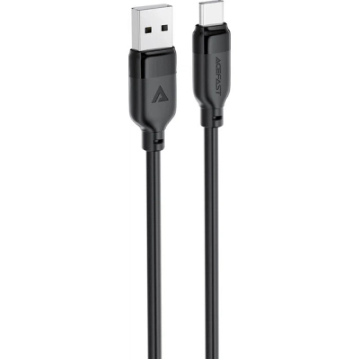 Дата кабель USB 2.0 AM to USB-C 1.2m 3A TPE black Acefast (6974316283812)