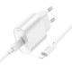 Зарядний пристрій HOCO C109A USB-C PD20W + cable USB-C to Lightning white (6942007656665)