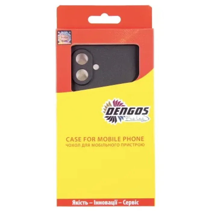 Чохол до мобільного телефона Dengos Case + Cross-body Strap Samsung Galaxy A07 Black+Purple (DG-KM-CCRB-16)