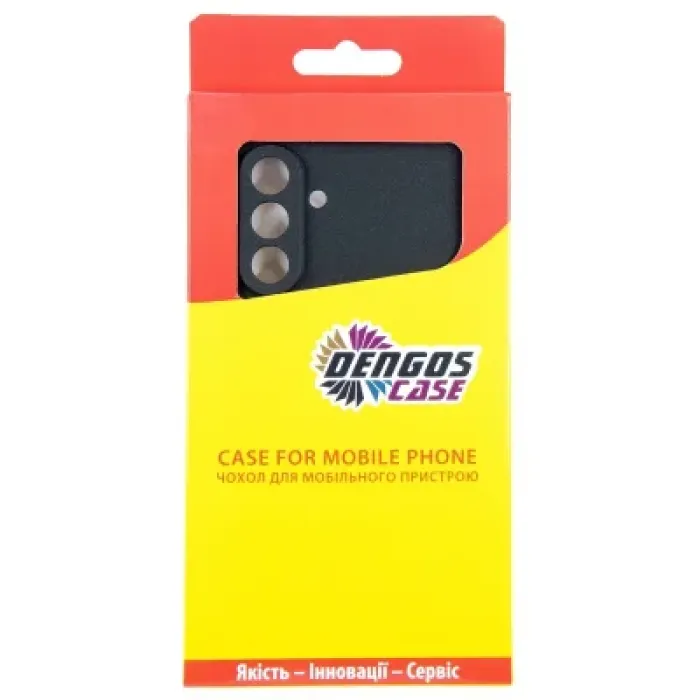 Чохол до мобільного телефона Dengos Case + Cross-body Strap Samsung Galaxy A37 Black+Grey (DG-KM-CCRB-01)