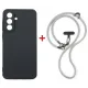 Чохол до мобільного телефона Dengos Case + Cross-body Strap Samsung Galaxy A57 Black+Grey (DG-KM-CCRB-09)