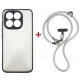 Чохол до мобільного телефона Dengos Case + Cross-body Strap Xiaomi 15T Black+Grey (DG-KM-CCRB-55)
