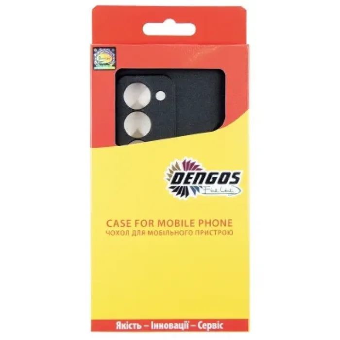 Чохол до мобільного телефона Dengos Case + Cross-body Strap Xiaomi Redmi 15 Black+Purple (DG-KM-CCRB-44)