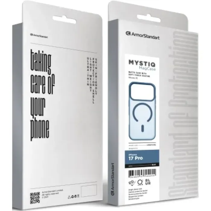 Чохол до мобільного телефона Armorstandart Mystiq MagCase Apple iPhone 17 Pro Blue (ARM91598)