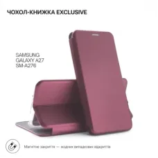 Чохол до мобільного телефона BeCover Exclusive Samsung Galaxy A27 SM-A276 Red Wine (715687)