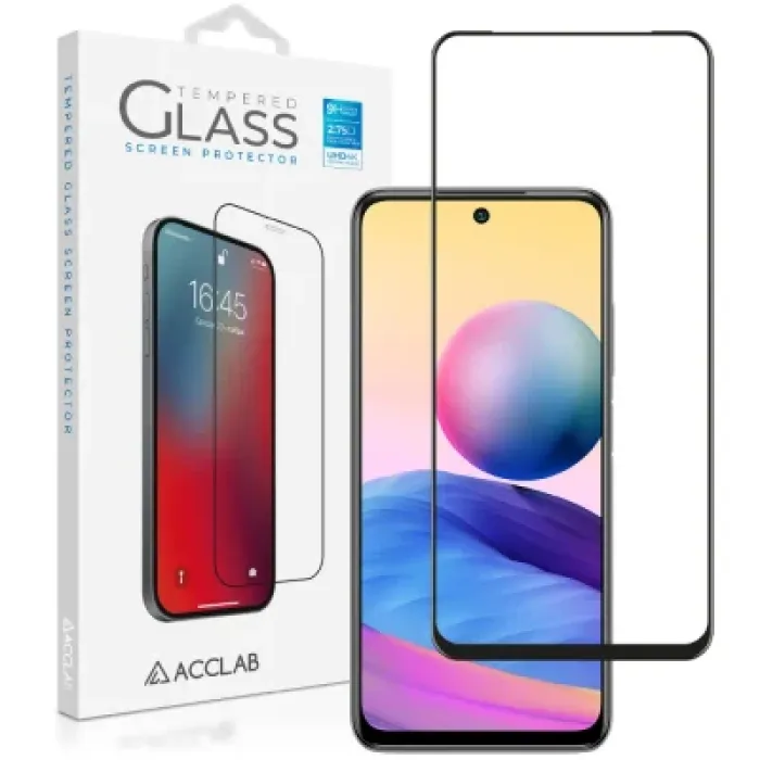 Скло захисне ACCLAB Full Glue Xiaomi Redmi Note 10 5G Black (1283126513190)