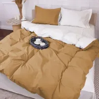 Постільна білизна MirSon Poplin Line 002 + 015 Lorena 143 x 210 (2200006280026)