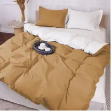 Постільна білизна MirSon Poplin Line 002 + 015 Lorena 200 x 220 (2200006280057)