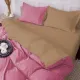 Постільна білизна MirSon Poplin Line 015 + 041 Honey 200 x 220 (2200006281306)