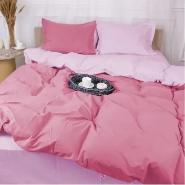 Постільна білизна MirSon Poplin Line 018 + 041 Dahlia 175 x 210 (2200006288794)