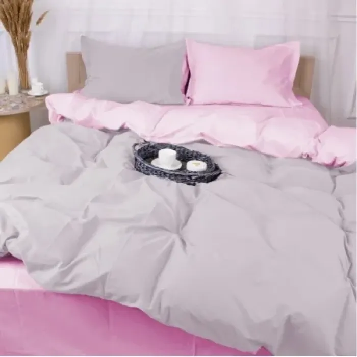 Постільна білизна MirSon Poplin Line 018 + 054 Richelle 160 x 220 (2200006282785)