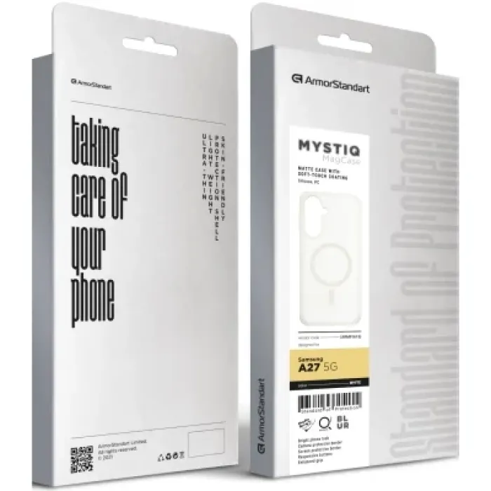 Чохол до мобільного телефона Armorstandart Mystiq MagCase Samsung A27 5G White (ARM91615)
