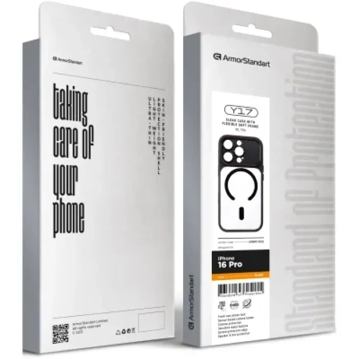 Чохол до мобільного телефона Armorstandart Y17 MagCase Apple iPhone 16 Pro Black (ARM91502)