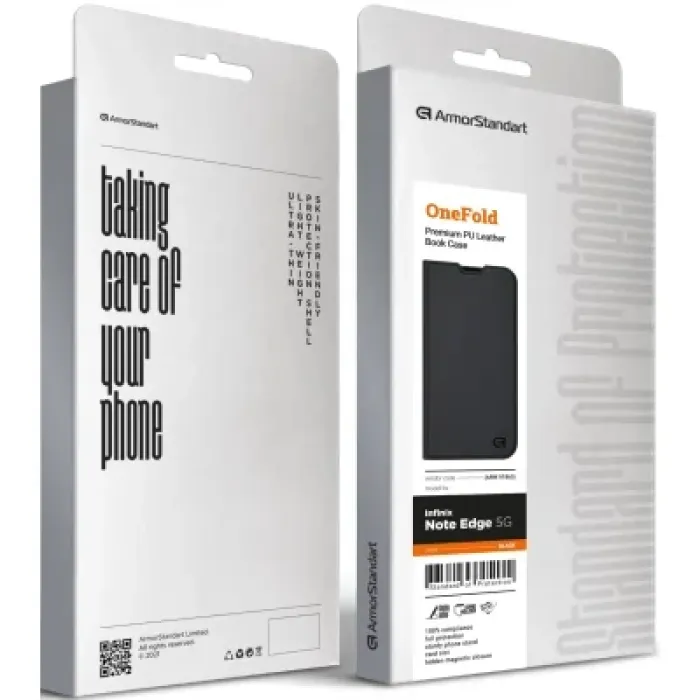 Чохол до мобільного телефона Armorstandart OneFold Case Infinix Note Edge 5G Black (ARM91865)