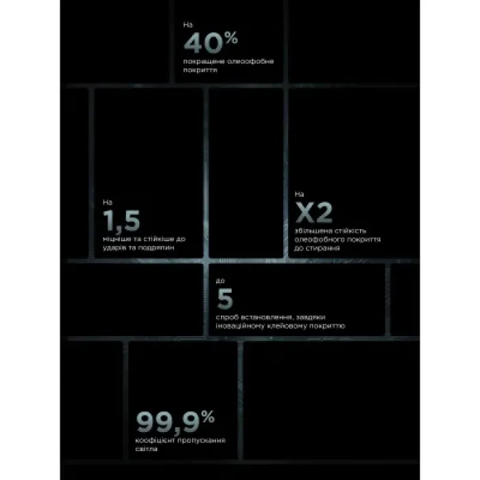 Скло захисне Armorstandart Infinity Black Icon 2.75D Apple iPhone 18 Pro (ARM91944)