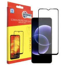 Скло захисне Dengos Full Glue Xiaomi Redmi 17C Black (TGFG-454)