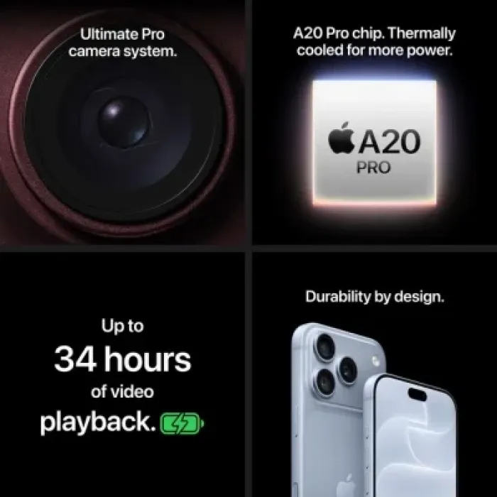 Мобільний телефон Apple iPhone 18 Pro 1TB Glacier (MJT24)