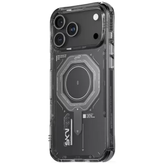 Чохол до мобільного телефона Skinarma Magma Magnetic Charging iPhone 17 Pro Max Gray (8886461248524)