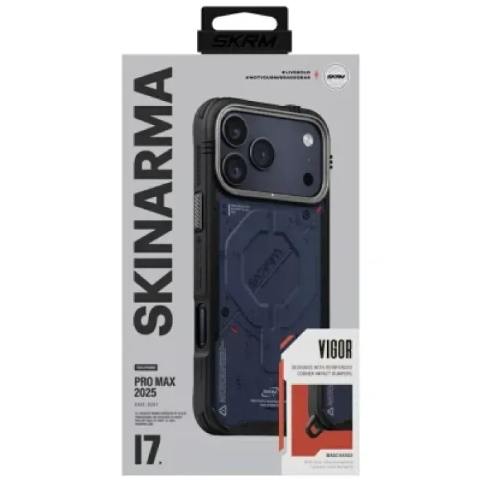 Чохол до мобільного телефона Skinarma Vigor MagSafe iPhone 17 Pro Max Blue (8886461249453)